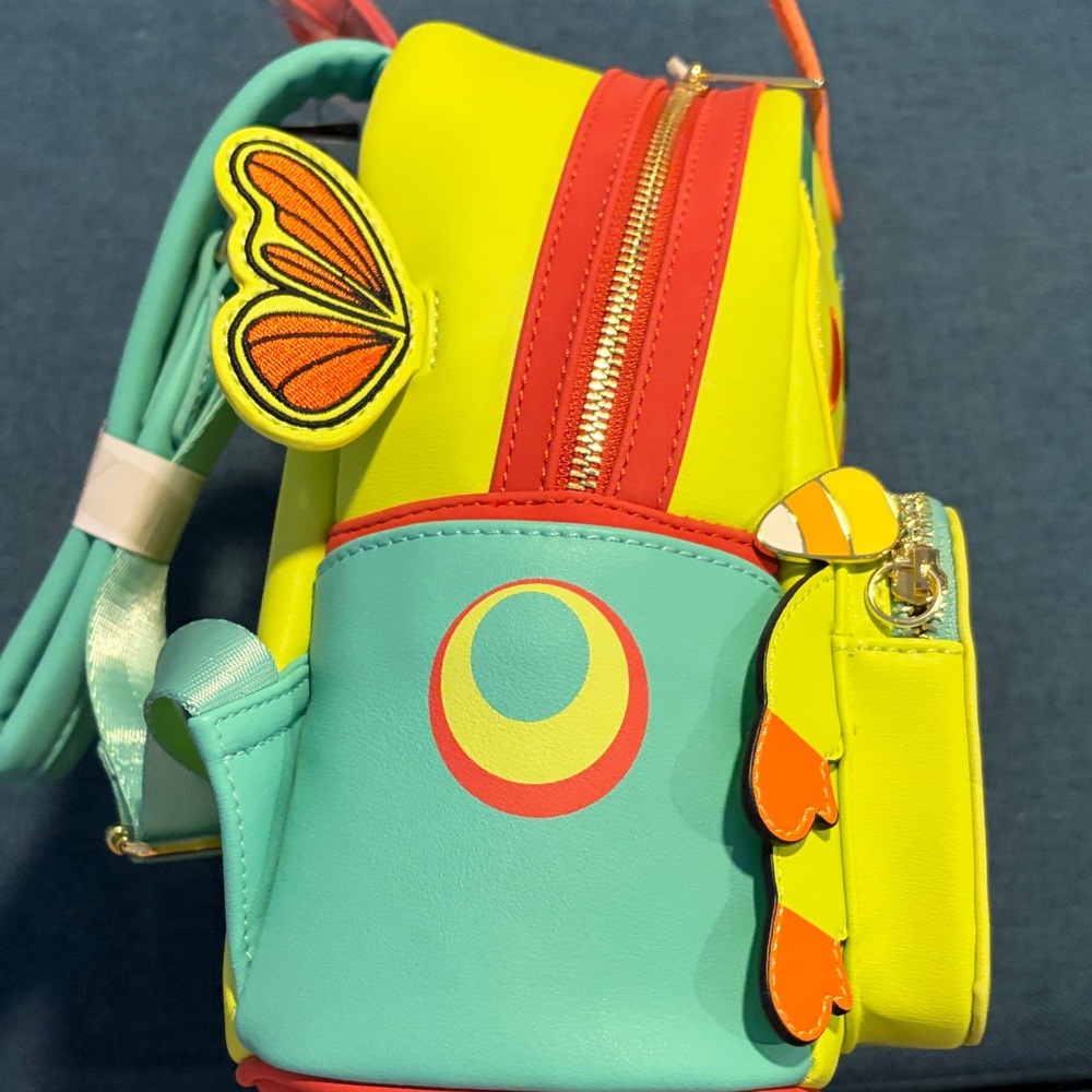 Loungefly Pixar Yellow and Orange Mini Bag - Picture 2 of 5